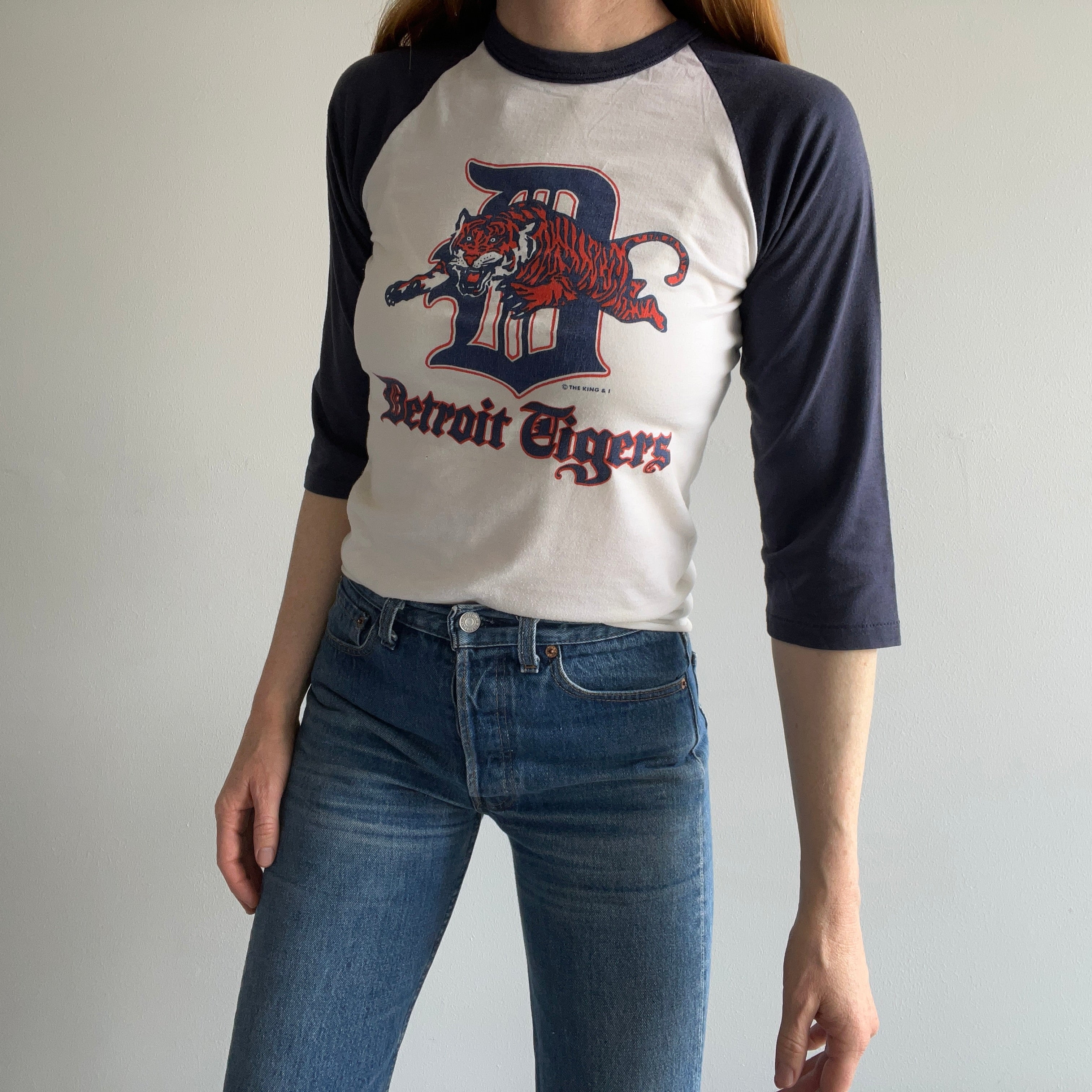 1984 Detroit Tigers World Series Baseball T-Shirt – Red Vintage Co