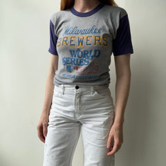 1982 Milwaukee Brewers World Series Color Block T-Shirt