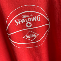 1980s Official Spalding Silver Series Mesh Sides Tank Top - !!!