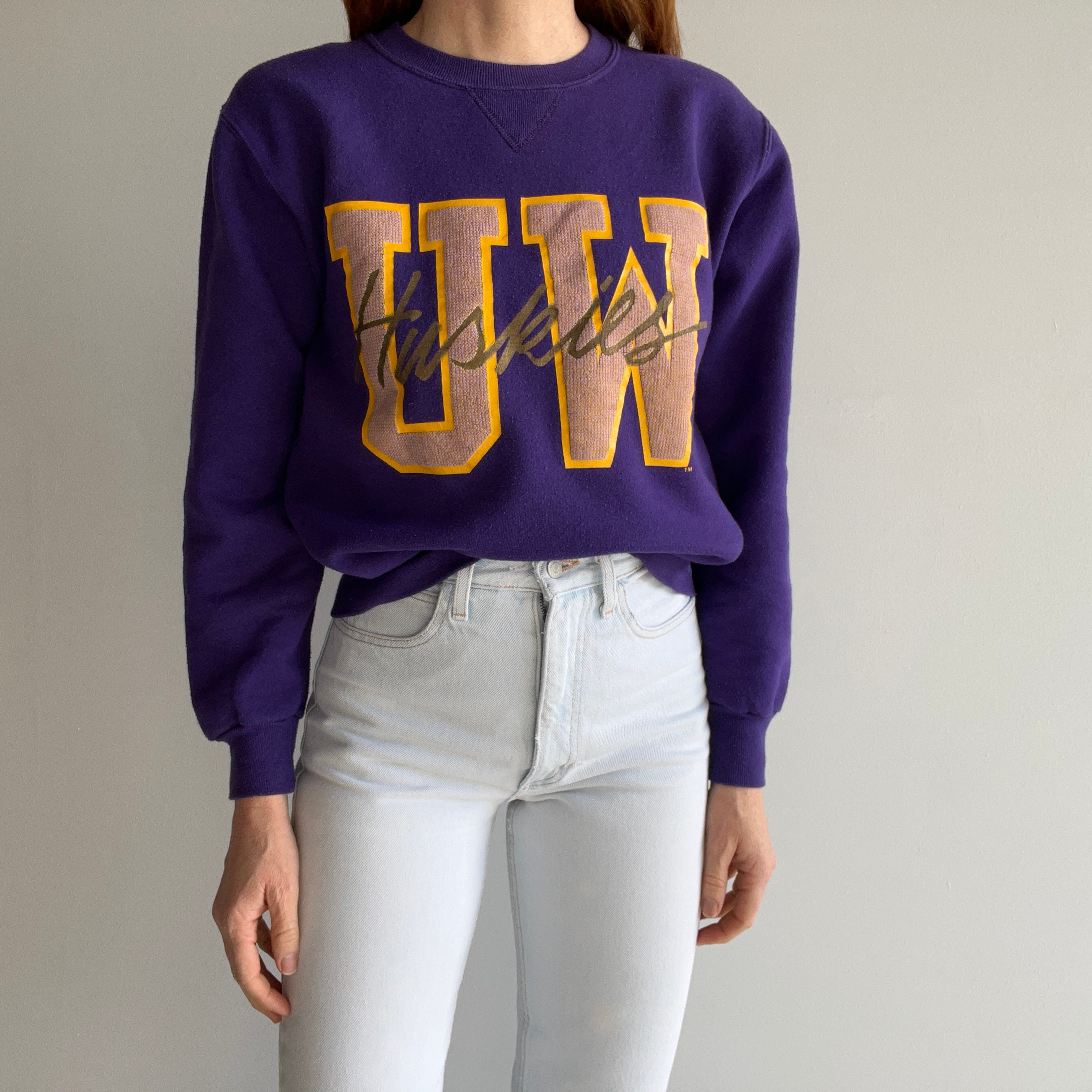 1980/90s University of Washington Huskers Sweatshirt by Russell