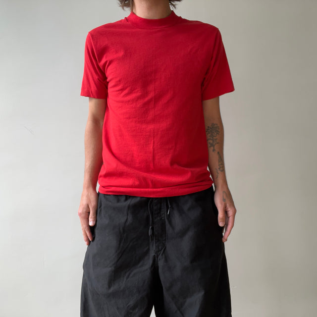 1980s Blank Red T Shirt