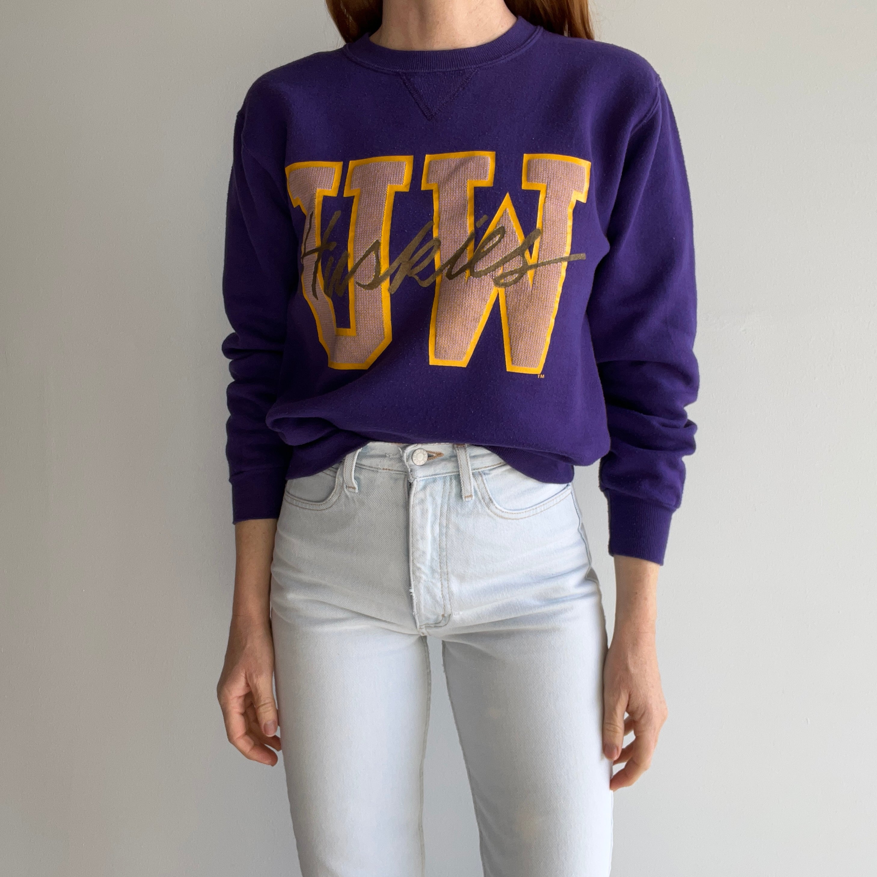 1980/90s University of Washington Huskers Sweatshirt by Russell