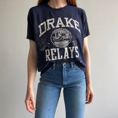 1970s Drake Relay Epically Paint Splattered T-Shirt by RUSSELL!!!!!!!!