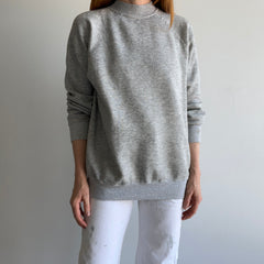 1980/90s Blank Gray Raglan