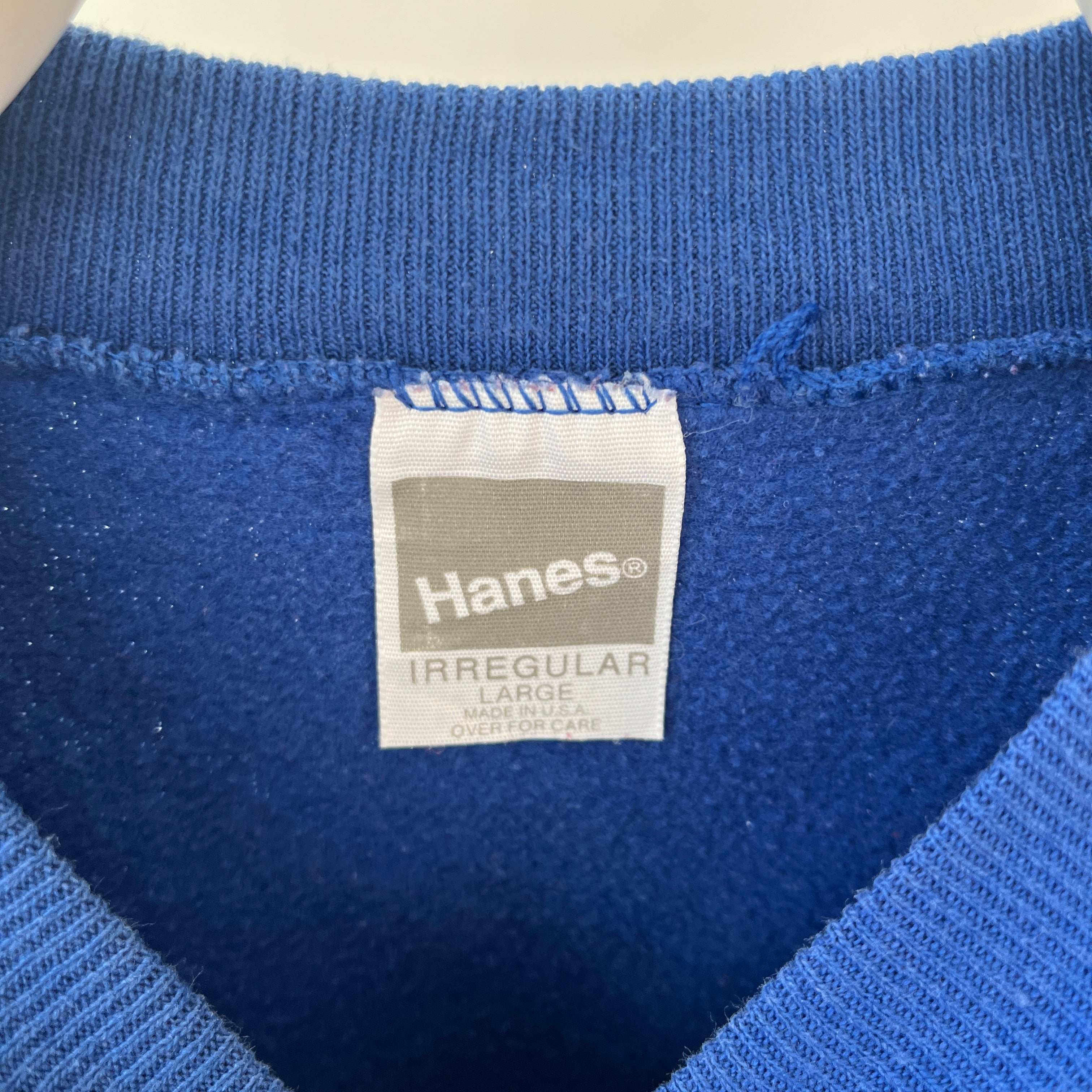 1980s Blue Benetton Italy Sweatshirt !!!!!!