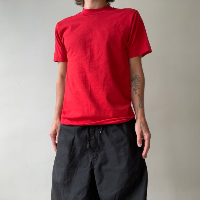 1980s Blank Red T Shirt
