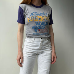 1982 Milwaukee Brewers World Series Color Block T-Shirt