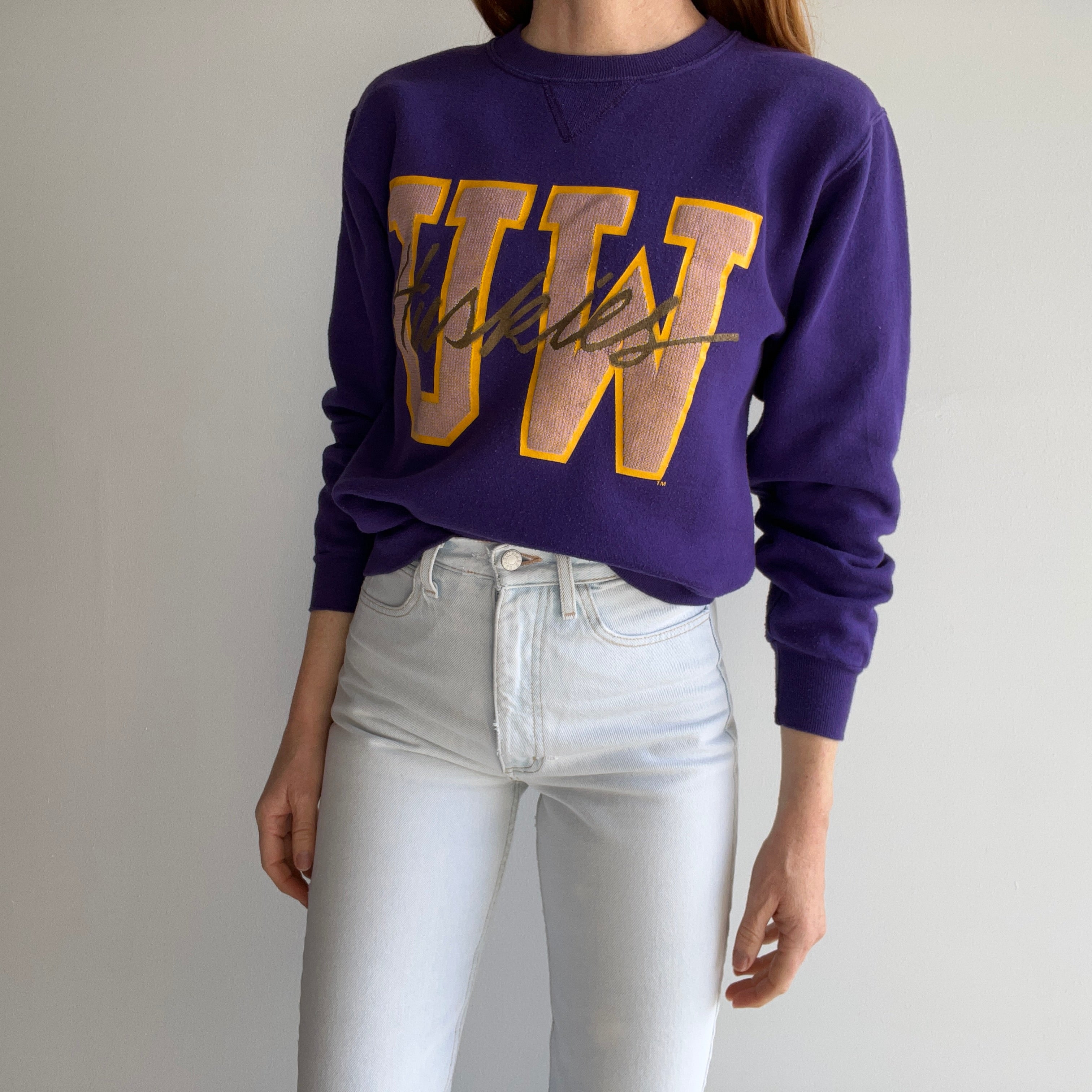 1980/90s University of Washington Huskers Sweatshirt by Russell