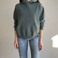 1990s Dusty Jade Pull Over Hoodie by Russell