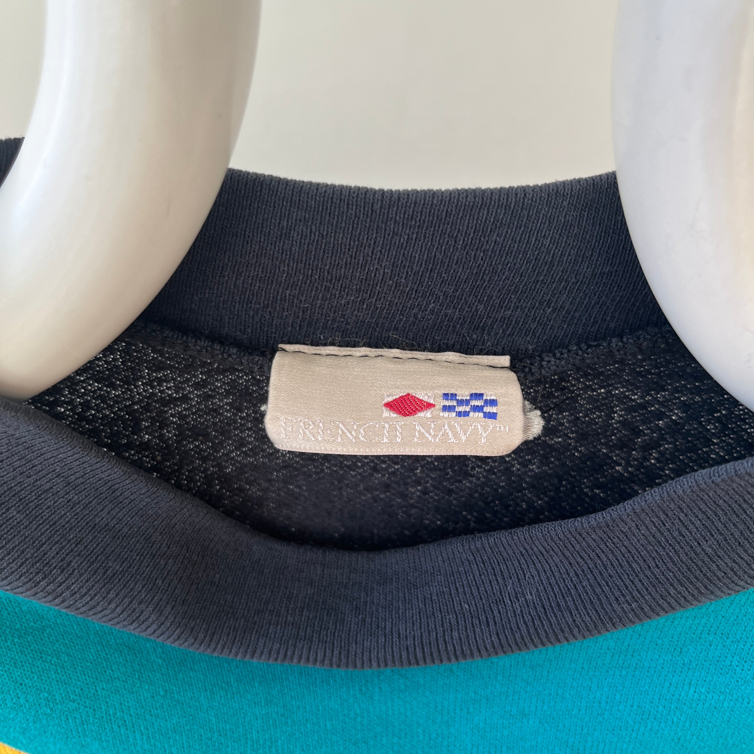 1980s Color Block Sweatshirt