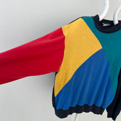 1980s Color Block Sweatshirt