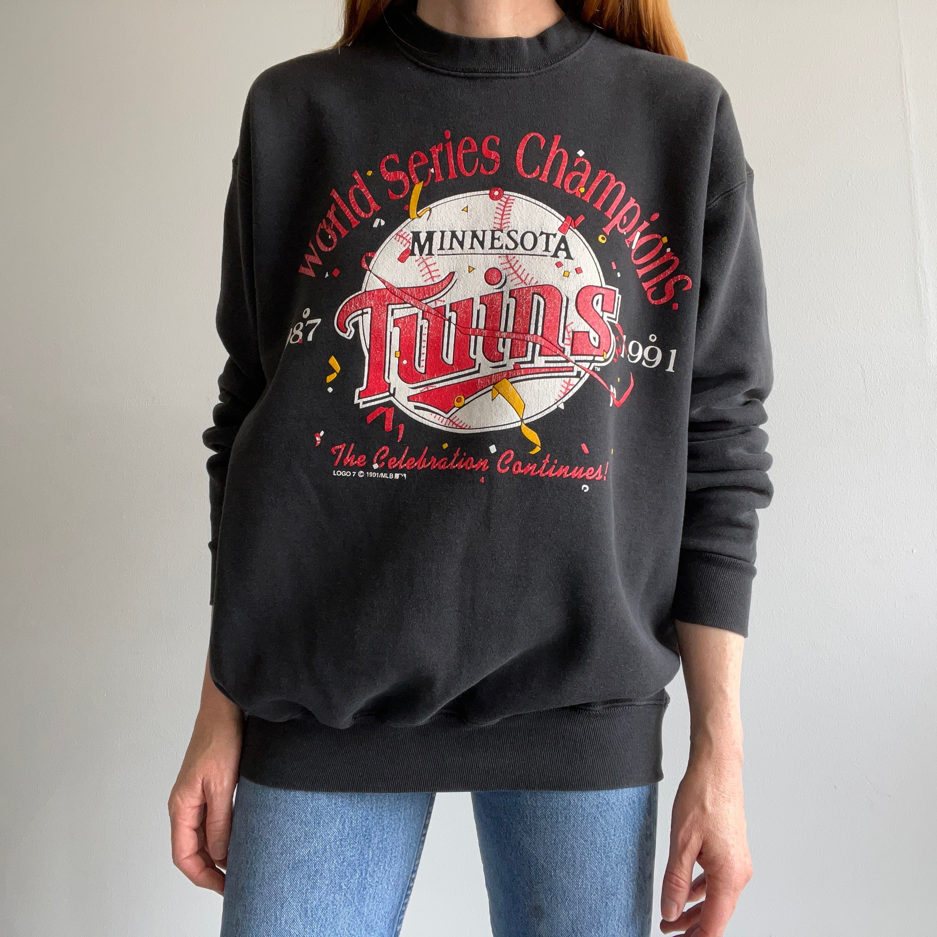 1991 Minnesota Twins World Series Sweatshirt – Red Vintage Co