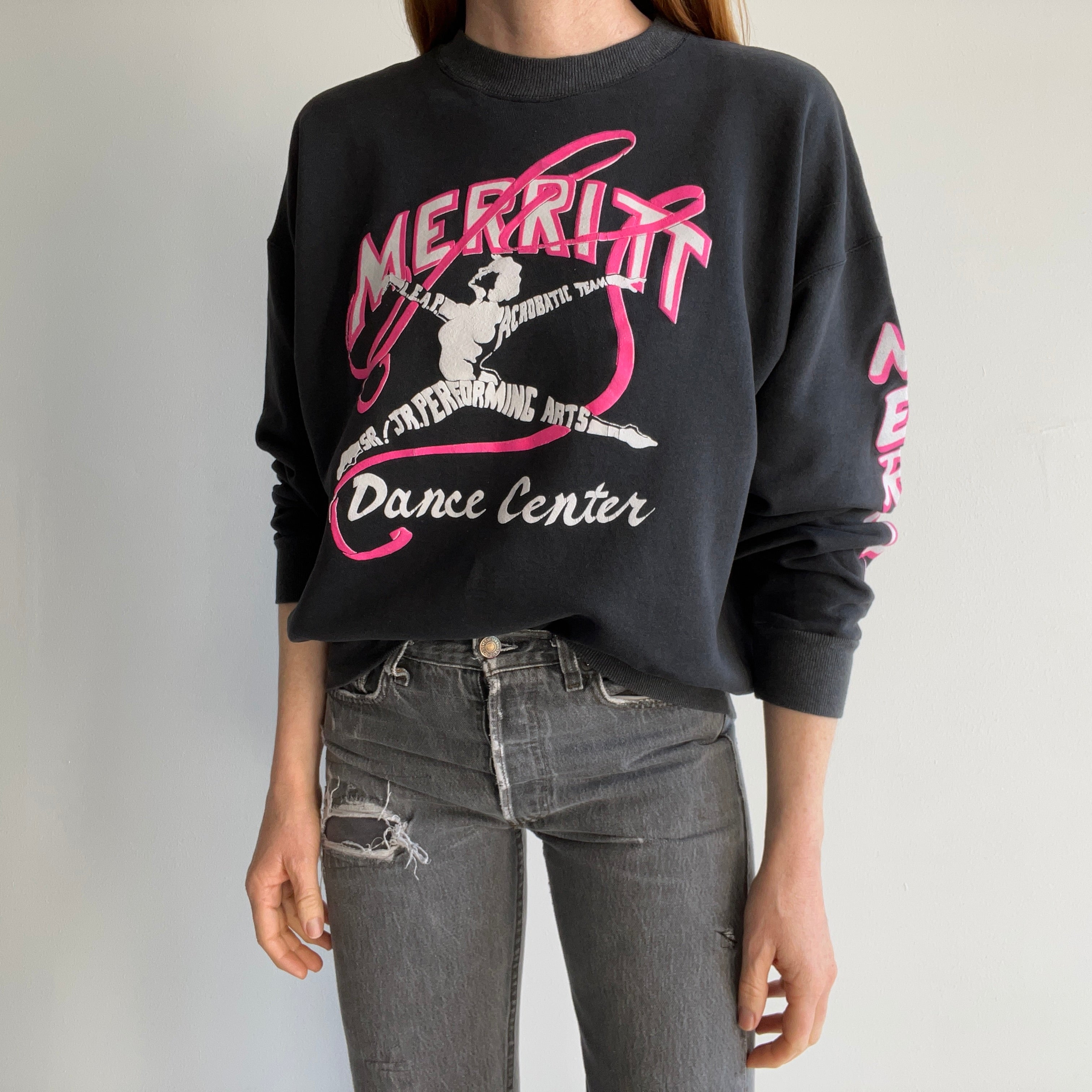 1990s Merritt Dance Center Acrobatic Team Sweatshirt !!!!!