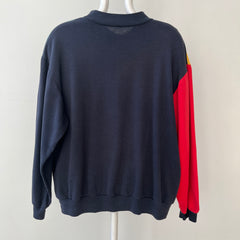1980s Color Block Sweatshirt