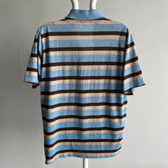 1970/80s Striped Polo Shirt