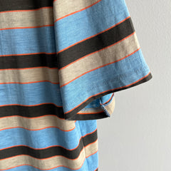 1970/80s Striped Polo Shirt