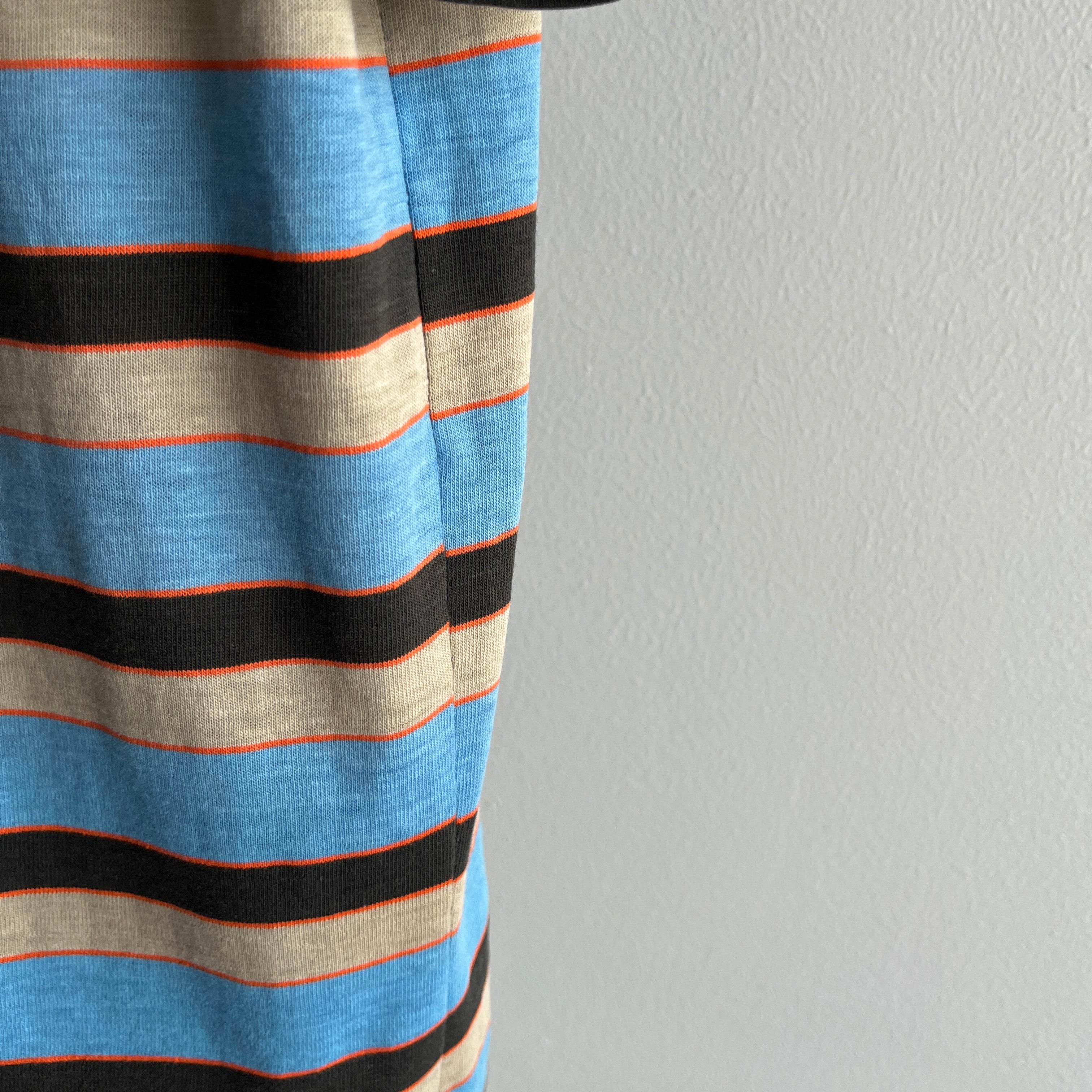 1970/80s Striped Polo Shirt