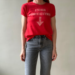 1970s/80s Under Construction T Shirt