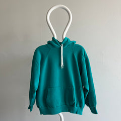 1980s Teal Hoodie by Pannill - Great Shape