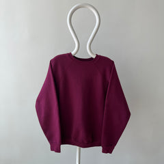 1970s/80s Blank Burgundy Sweatshirt