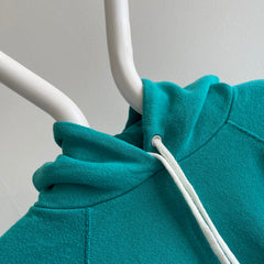 1980s Teal Hoodie by Pannill - Great Shape