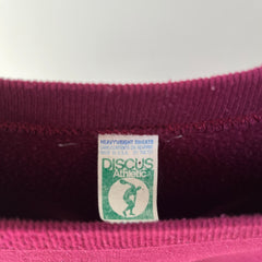 1970s/80s Blank Burgundy Sweatshirt