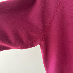 1970s/80s Blank Burgundy Sweatshirt