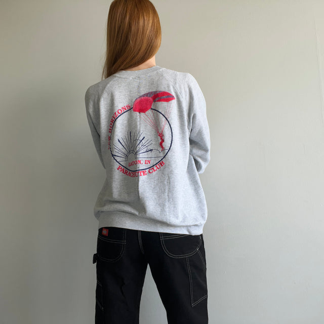 1980s New Horizons Extra Paper Thin Parachute Sweatshirt by FOTL