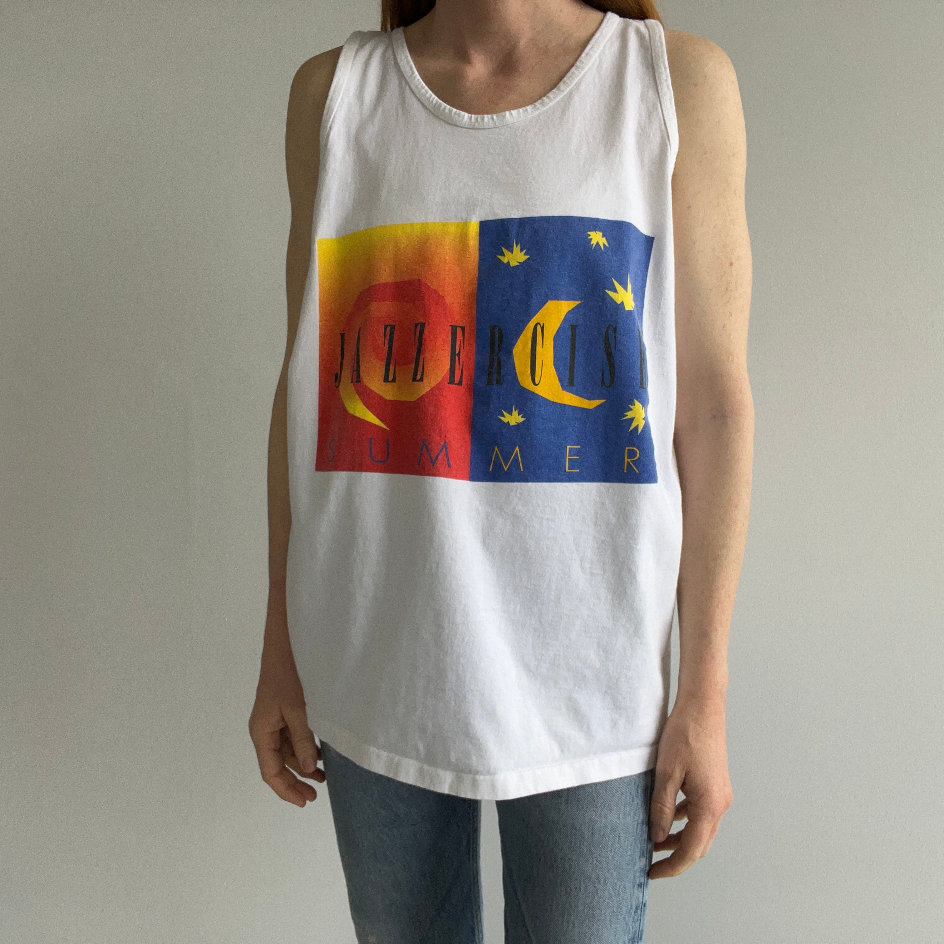 1980/90s Jazzercise Summer Tank Top - YES!