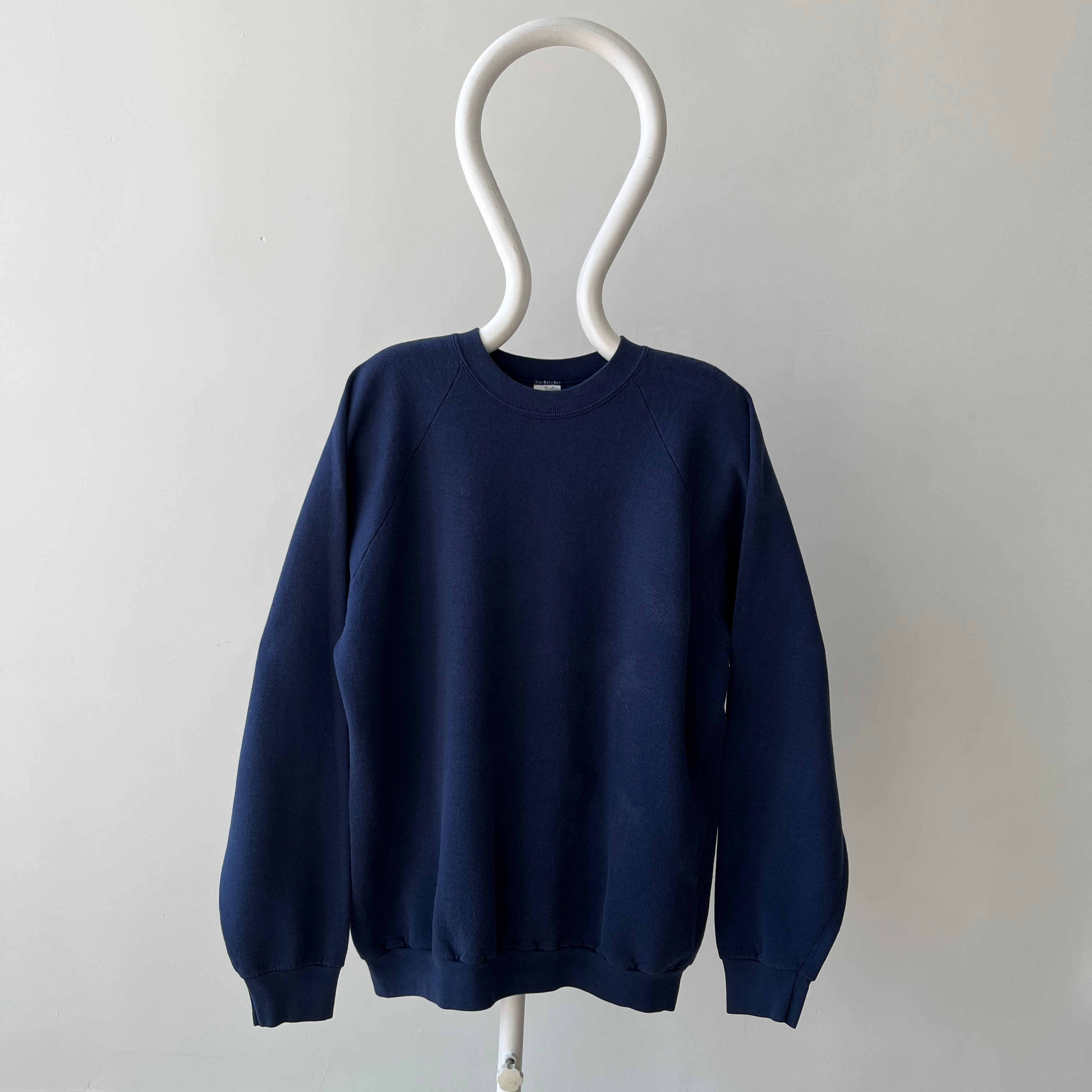 1990s Blank Navy Sweatshirt