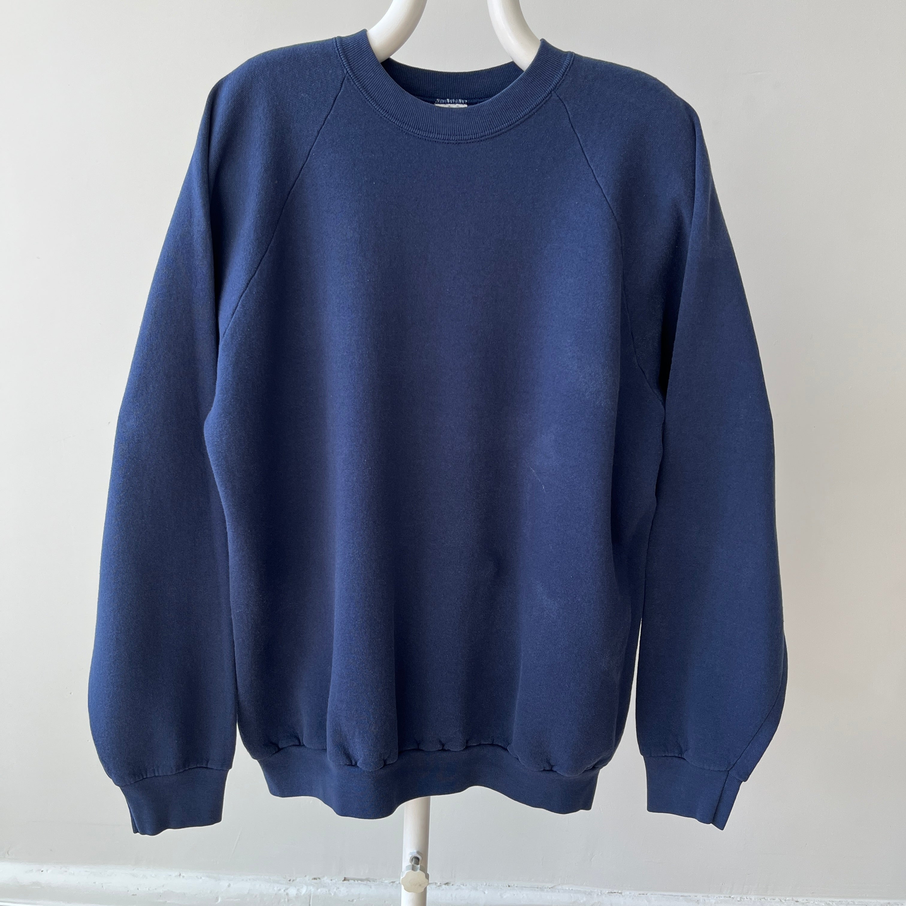 1990s Blank Navy Sweatshirt