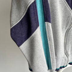 1980s Super Cool Color Block Mac Gregor Hoodie - WOWZA