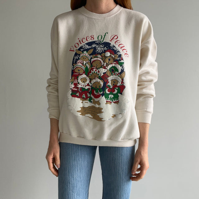 1980/90s Voices of Peace Sweatshirt - Awwwww