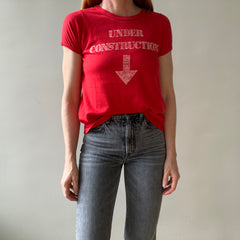 1970s/80s Under Construction T Shirt