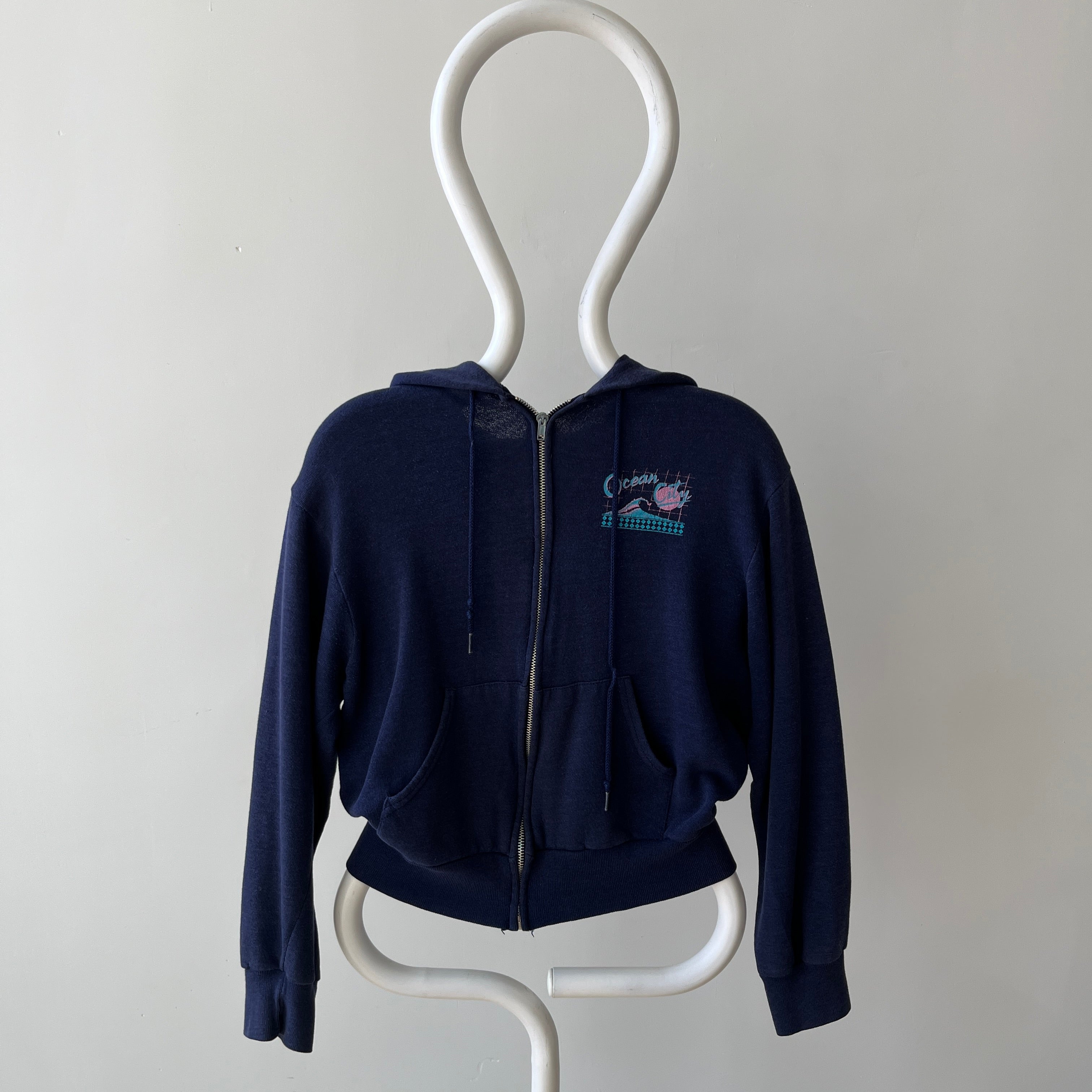 1970s Ocean City Zip Up Hoodie