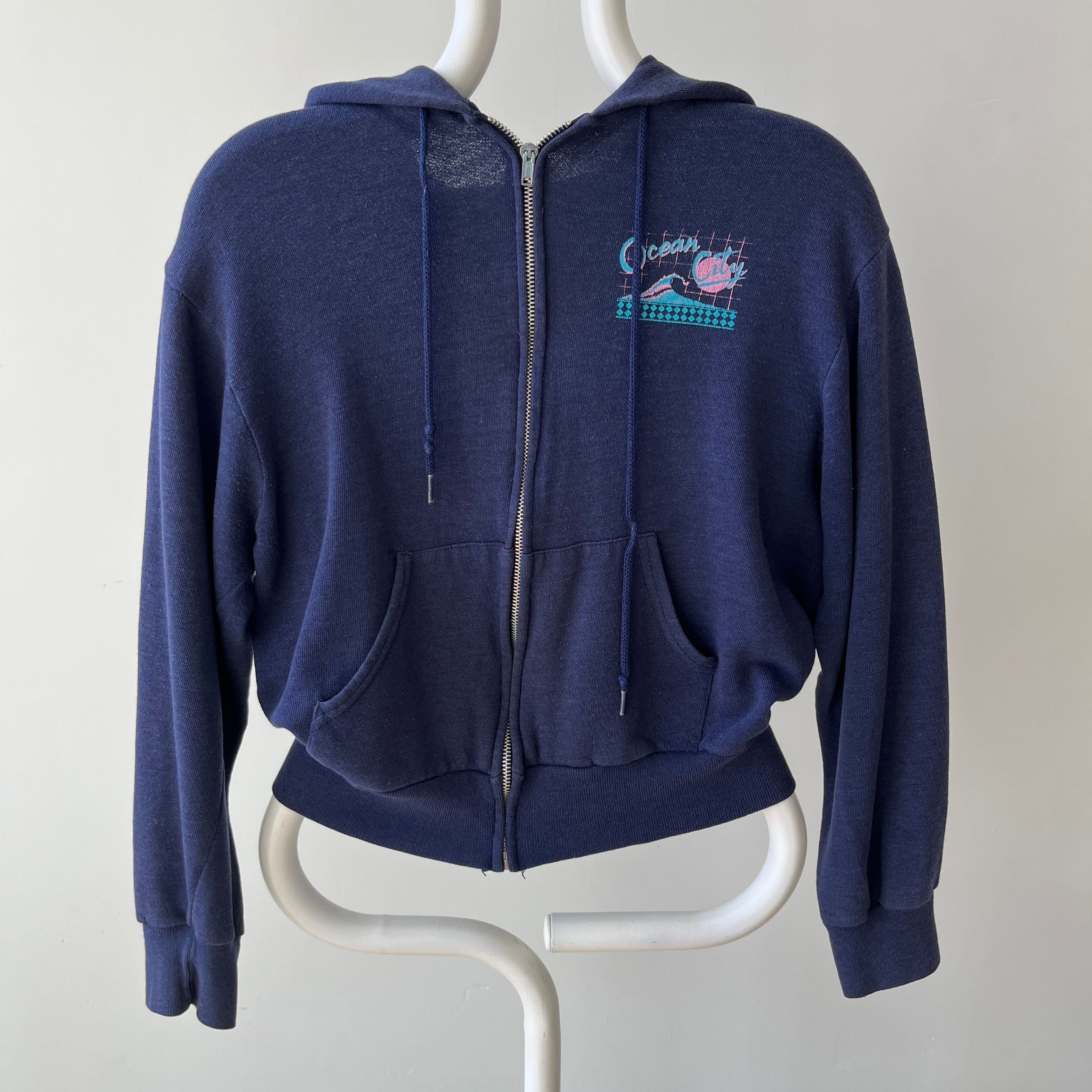 1970s Ocean City Zip Up Hoodie