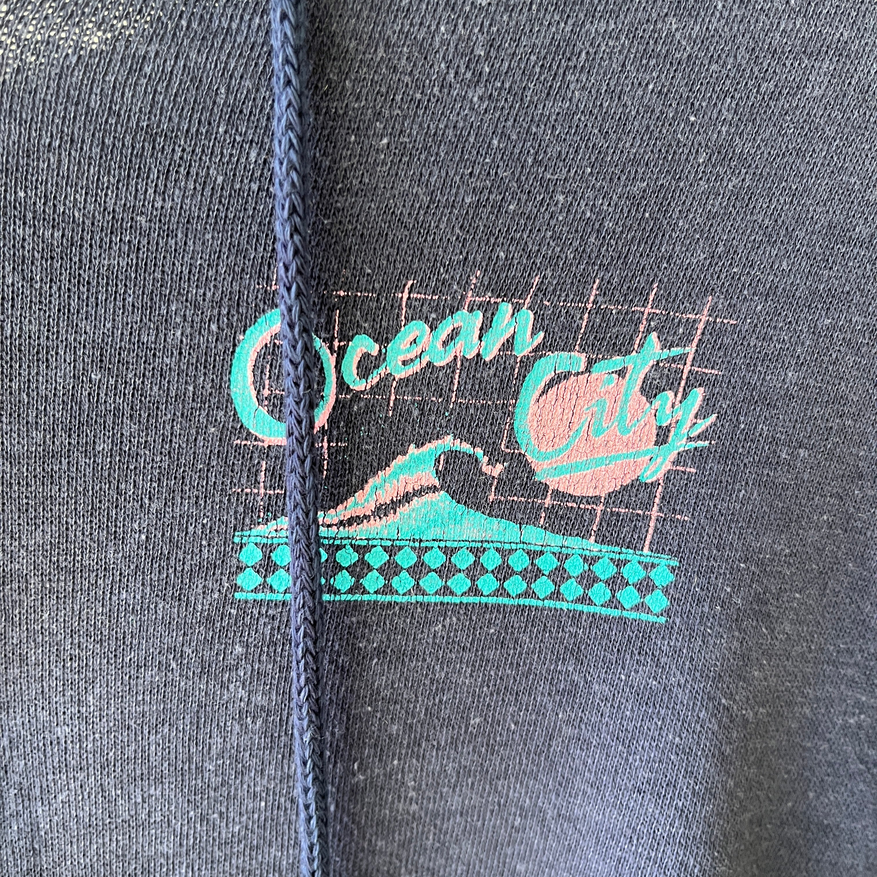 1970s Ocean City Zip Up Hoodie