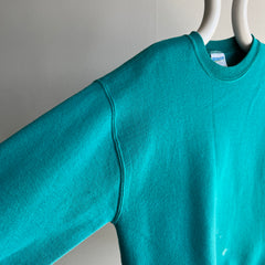1980s Bleach Stained Smaller Medium Weight Sweatshirt