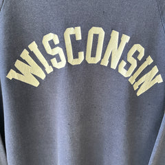 1970s Navy Wisconsin Sweatshirt