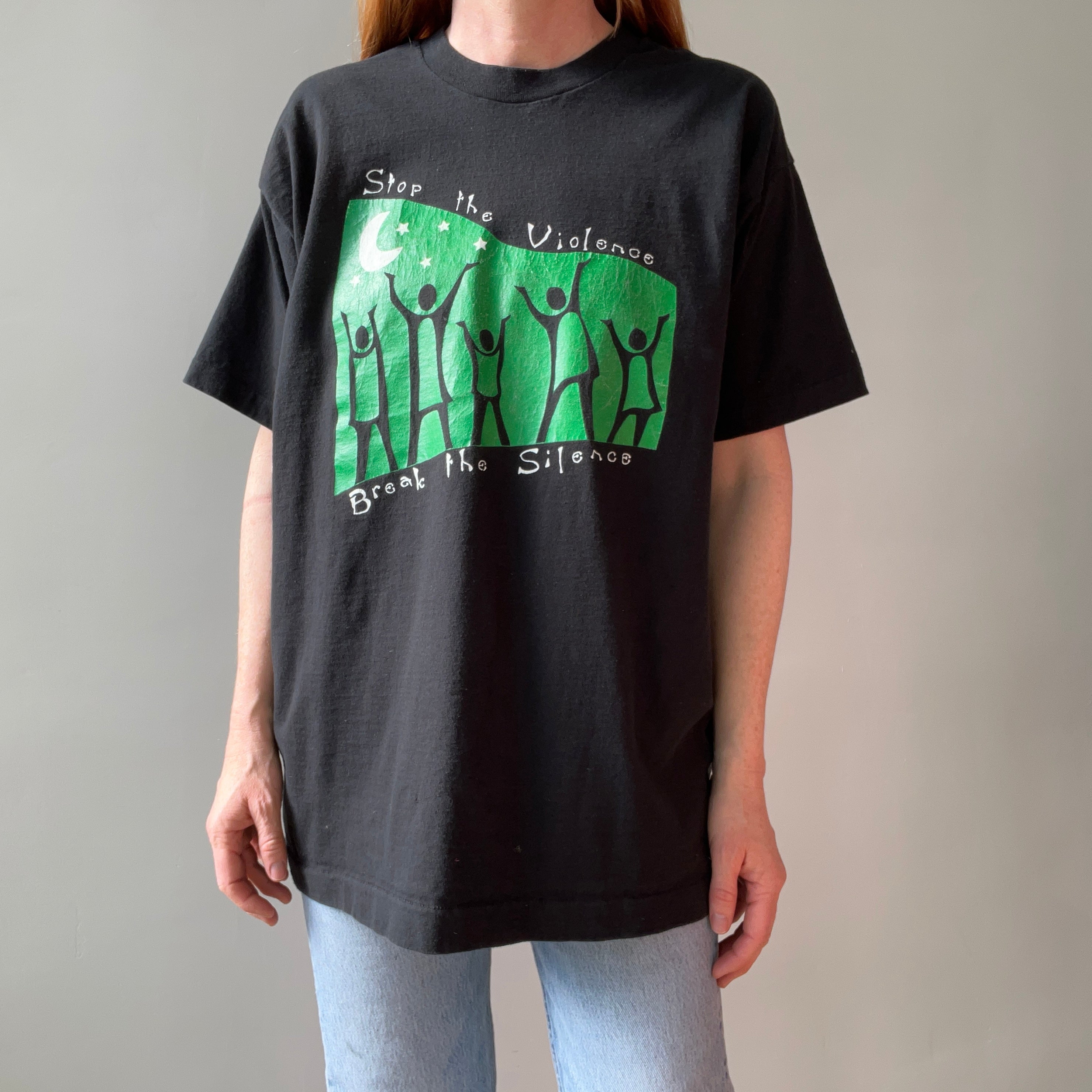 1996 Northwestern University Women's Coalition - Stop The Violence T-Shirt