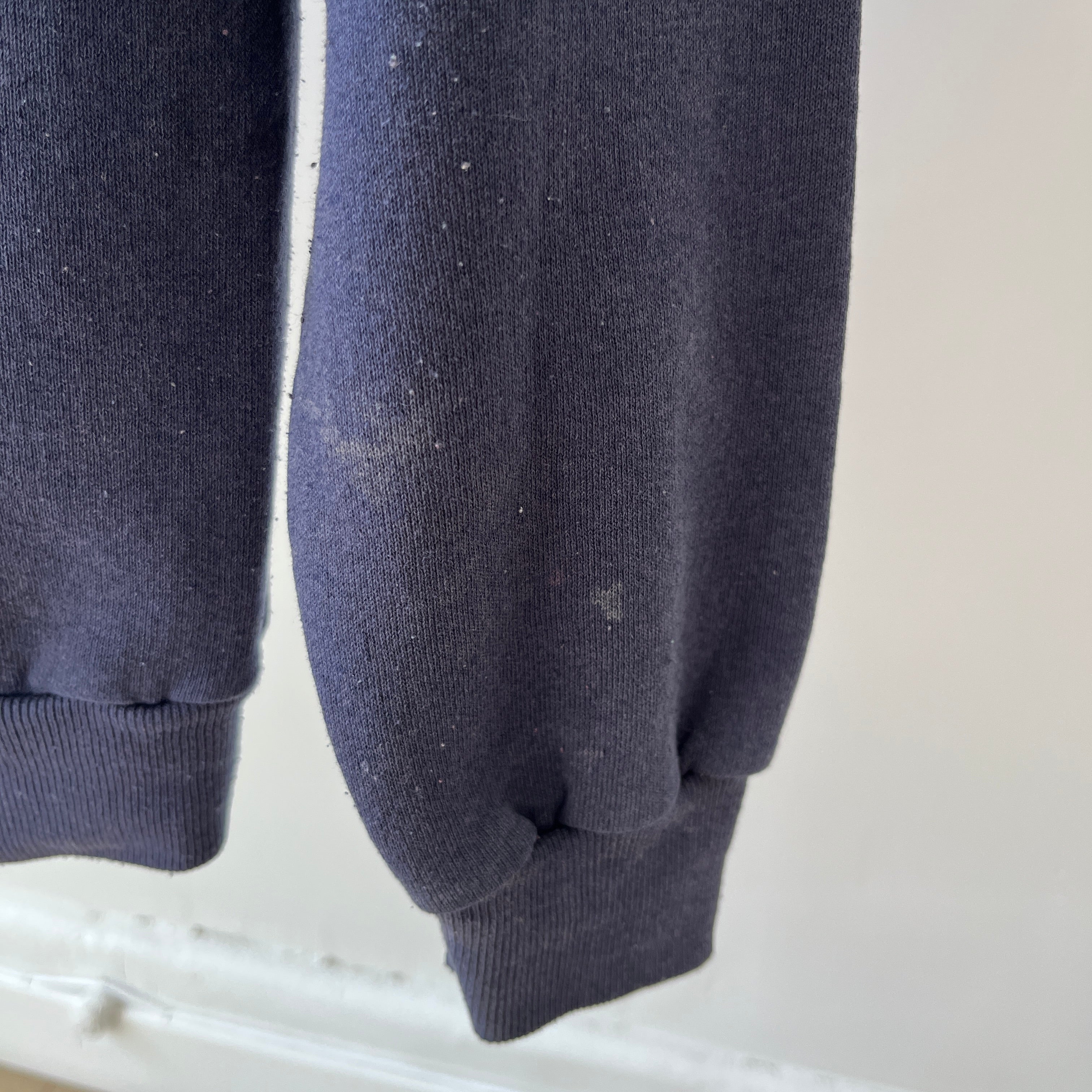1970s Navy Wisconsin Sweatshirt