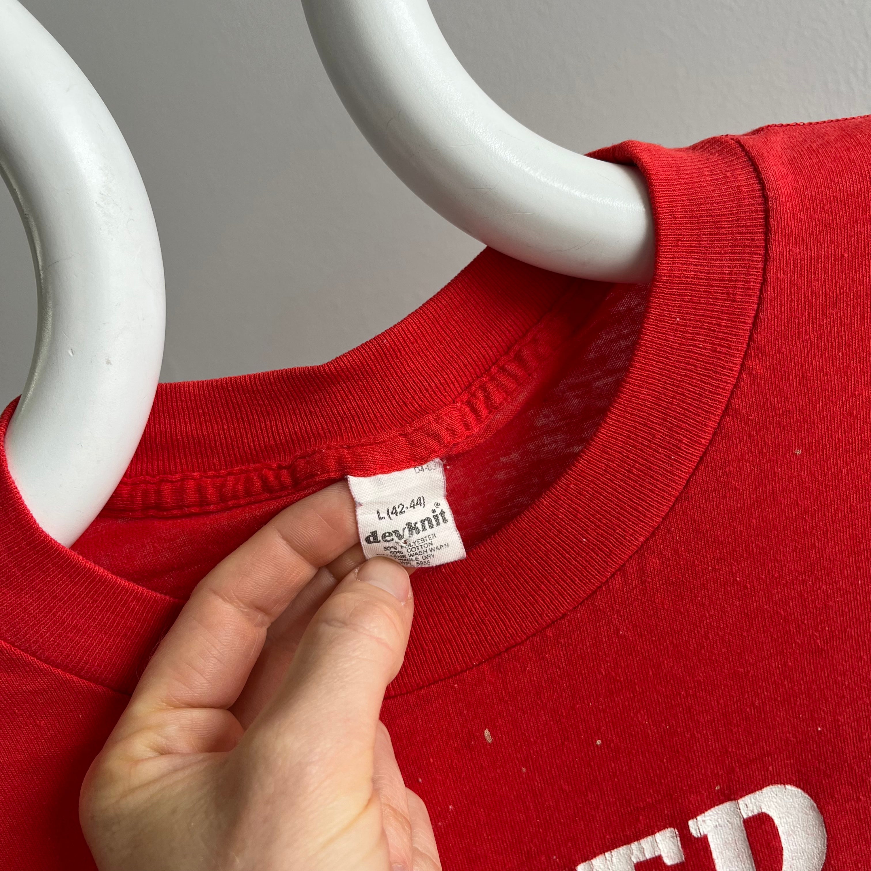 1970s United Savings Paint Stained T-Shirt