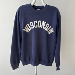 1970s Navy Wisconsin Sweatshirt