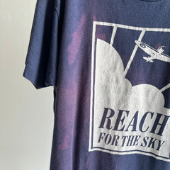 1980s Reach For The Sky Bleach Stained T-Shirt