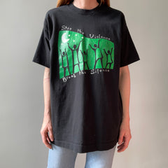 1996 Northwestern University Women's Coalition - Stop The Violence T-Shirt