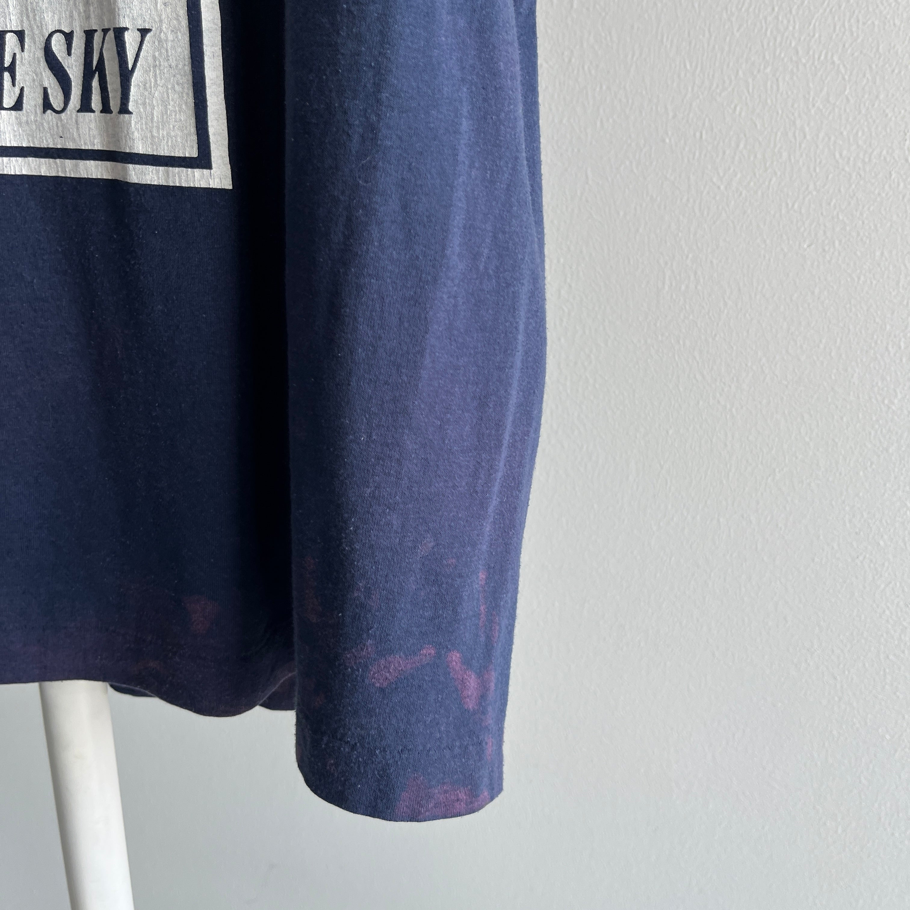 1980s Reach For The Sky Bleach Stained T-Shirt