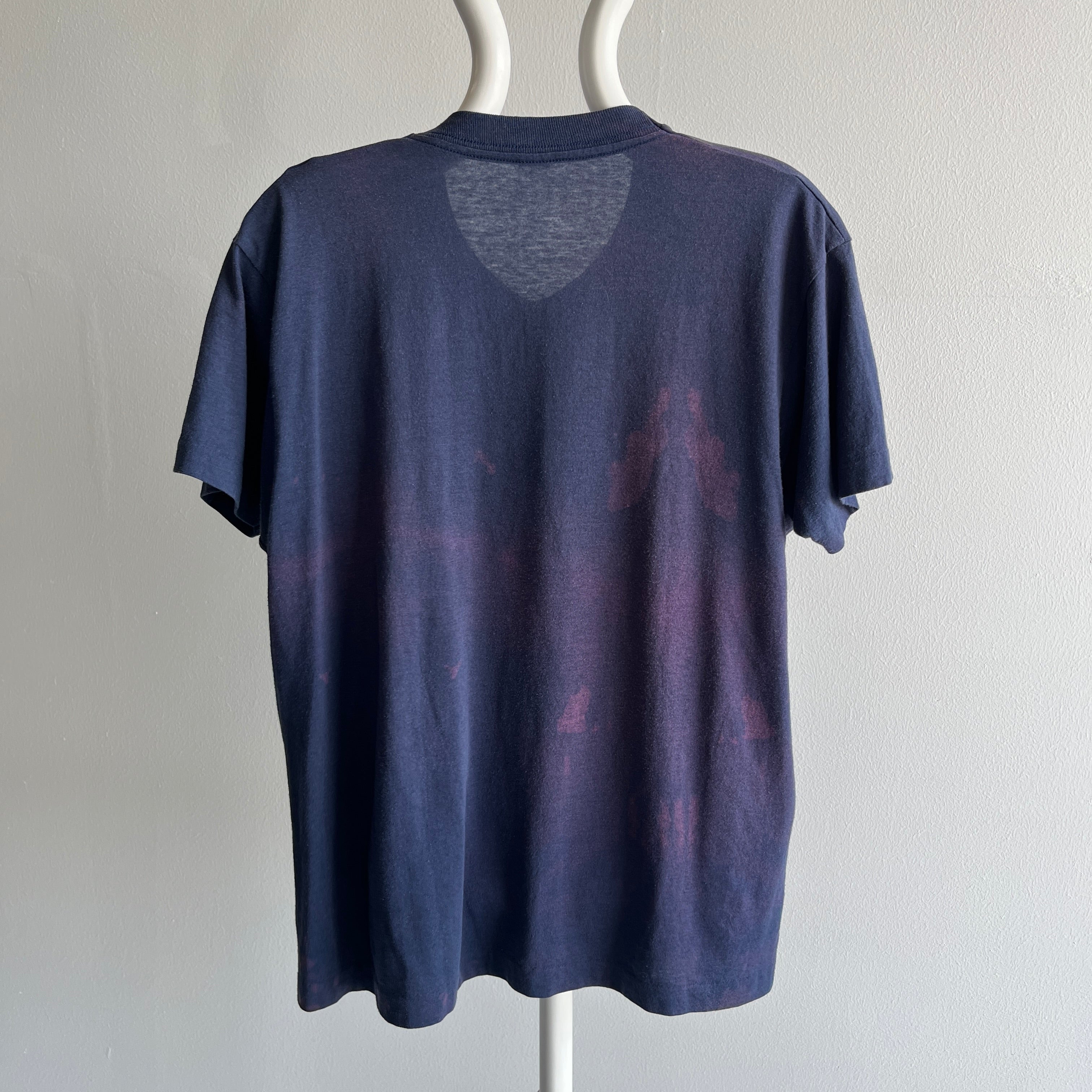 1980s Reach For The Sky Bleach Stained T-Shirt