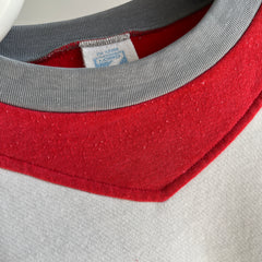 1990/2000s Color Block Logo 7 Sweatshirt