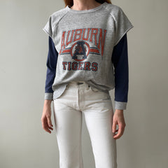 1980s Paper Thin Auburn Tigers Layered Sweatshirt/Shirt - TWOFER