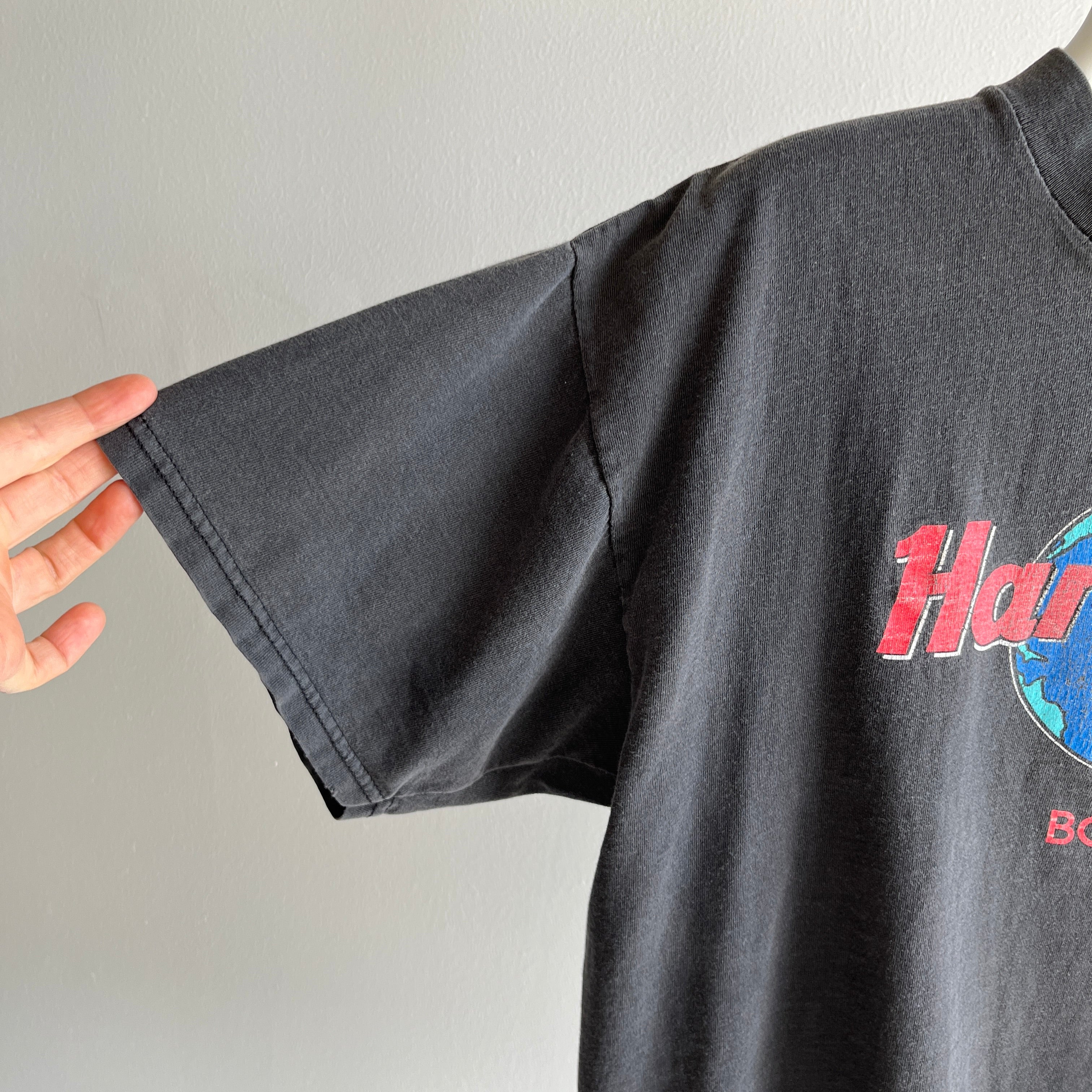 1990s Boston Hard Rock Cafe Lightly Tattered T-Shirt